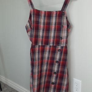 Wild fable plaid midi dress